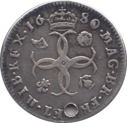 1680 MAUNDY FOURPENCE ( GF ) - MAUNDY FOURPENCE - Cambridgeshire Coins