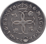 1680 MAUNDY FOURPENCE ( GF ) - MAUNDY FOURPENCE - Cambridgeshire Coins