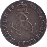 1680 MAUNDY THREEPENCE ( EF ) - MAUNDY THREEPENCE - Cambridgeshire Coins