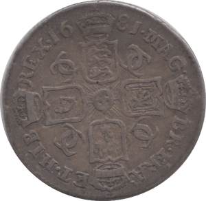 1681 SIXPENCE ( VF ) - SIXPENCE - Cambridgeshire Coins