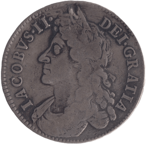 1685 HALFCROWN ( FINE ) - HALFCROWN - Cambridgeshire Coins