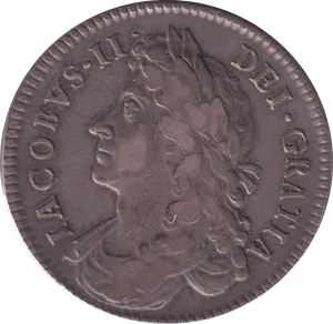 1686 HALFCROWN ( VF ) - HALFCROWN - Cambridgeshire Coins