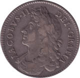 1686 HALFCROWN ( VF ) - HALFCROWN - Cambridgeshire Coins