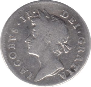 1686 MAUNDY THREEPENCE ( FINE ) - MAUNDY THREEPENCE - Cambridgeshire Coins