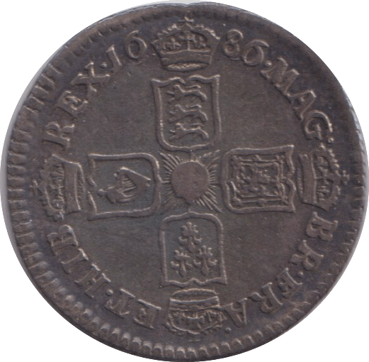 1686 SIXPENCE ( VF ) - SIXPENCE - Cambridgeshire Coins