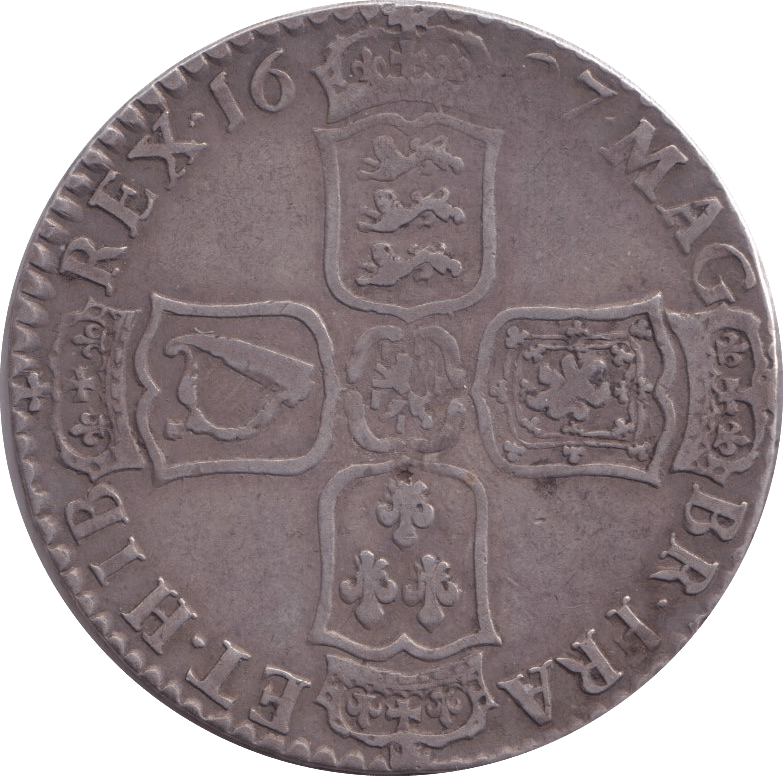 1687 HALFCROWN ( GF ) - HALFCROWN - Cambridgeshire Coins