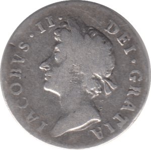 1687 MAUNDY THREEPENCE ( FINE ) - MAUNDY THREEPENCE - Cambridgeshire Coins