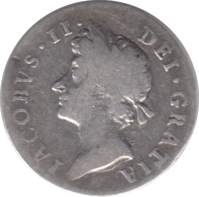 1687 MAUNDY THREEPENCE ( FINE ) - MAUNDY THREEPENCE - Cambridgeshire Coins