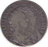 1689 HALFCROWN ( FINE ) - Halfcrown - Cambridgeshire Coins