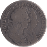 1689 HALFCROWN ( GF ) - HALFCROWN - Cambridgeshire Coins