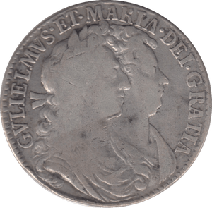 1689 HALFCROWN ( VF ) - HALFCROWN - Cambridgeshire Coins