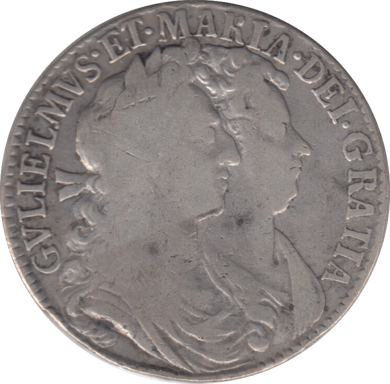 1689 HALFCROWN ( VF ) - HALFCROWN - Cambridgeshire Coins