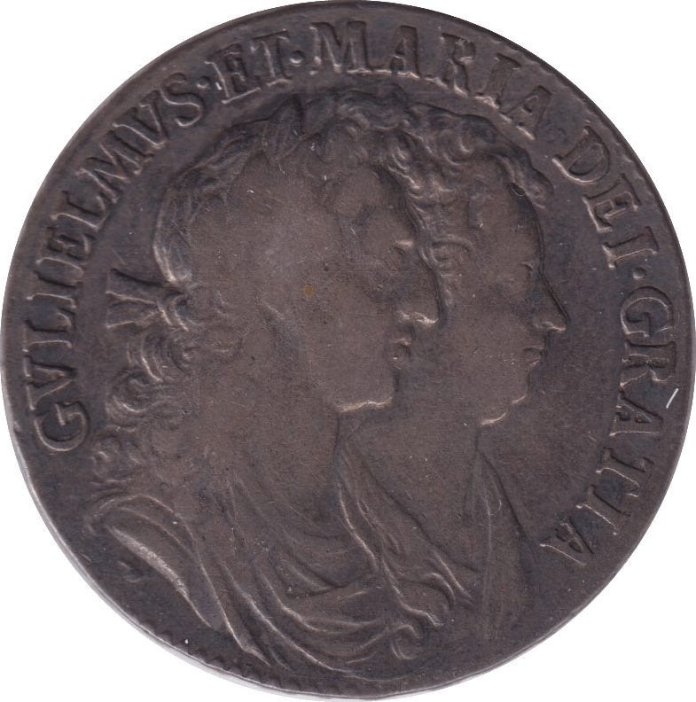 1689 HALFCROWN ( VF ) - HALFCROWN - Cambridgeshire Coins