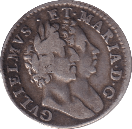 1689 MAUNDY FOURPENCE ( VF ) - MAUNDY FOURPENCE - Cambridgeshire Coins