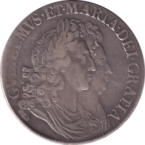 1692 CROWN ( GVF ) - CROWN - Cambridgeshire Coins