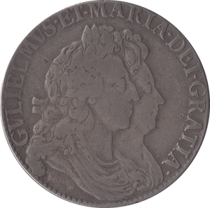 1692 CROWN ( VF ) - CROWN - Cambridgeshire Coins