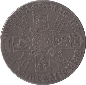 1692 CROWN ( VF ) - CROWN - Cambridgeshire Coins