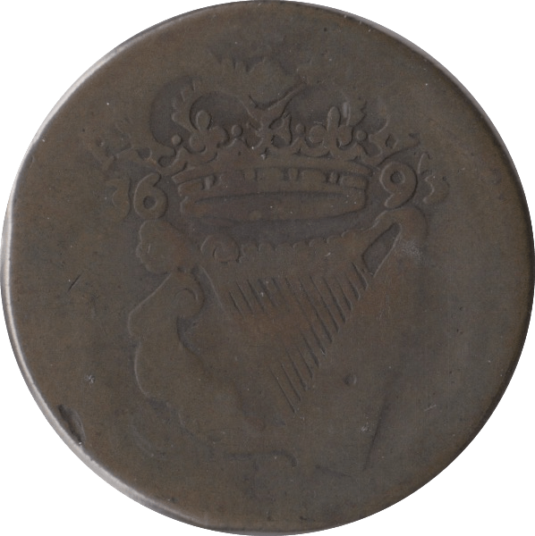 1693 HALFPENNY IRELAND - Halfpenny - Cambridgeshire Coins