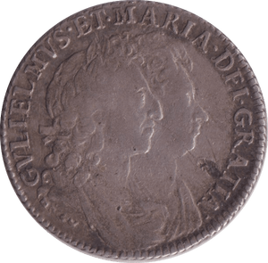 1693 SHILLING ( VF ) - SHILLING - Cambridgeshire Coins