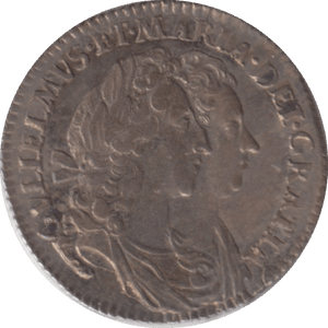 1693 SIXPENCE ( EF ) - SIXPENCE - Cambridgeshire Coins