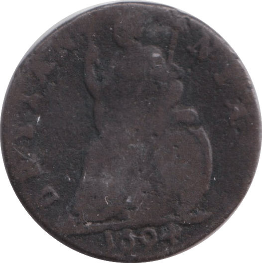 1694 FARTHING ( FAIR ) - SHILLING - Cambridgeshire Coins