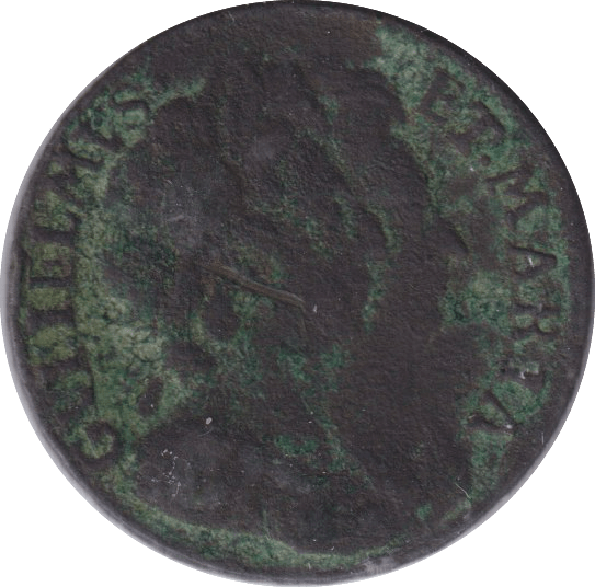 1694 FARTHING ( FAIR ) - SHILLING - Cambridgeshire Coins