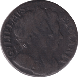 1694 FARTHING ( FINE ) - SHILLING - Cambridgeshire Coins