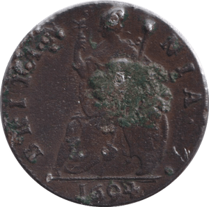 1694 FARTHING ( GF ) - SHILLING - Cambridgeshire Coins