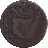 1694 FARTHING IRELAND - WORLD COINS - Cambridgeshire Coins