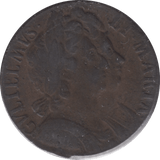 1694 HALFPENNY ( FINE ) - Halfpenny - Cambridgeshire Coins