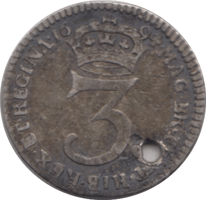 1694 MAUNDY THREEPENCE ( NF ) - MAUNDY THREEPENCE - Cambridgeshire Coins