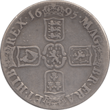 1695 CROWN ( GF ) - CROWN - Cambridgeshire Coins