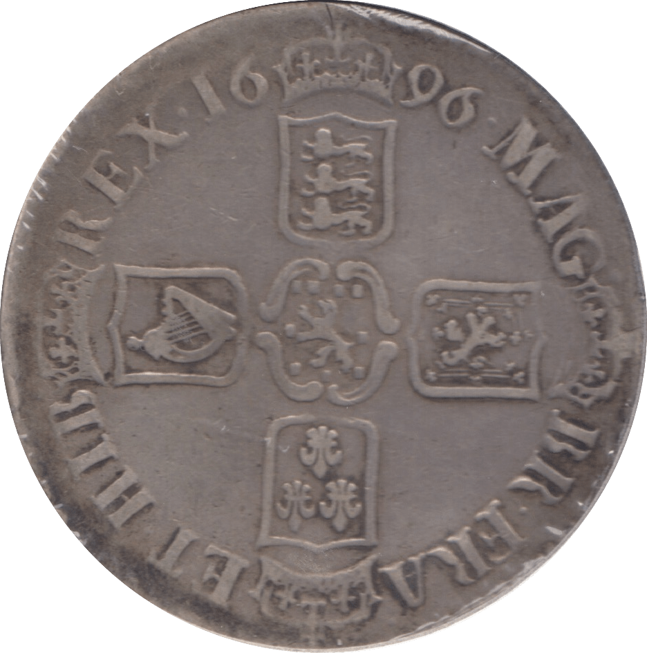 1696 CROWN ( GF ) - CROWN - Cambridgeshire Coins