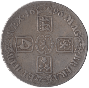 1696 CROWN ( GF ) OCTAVO - CROWN - Cambridgeshire Coins