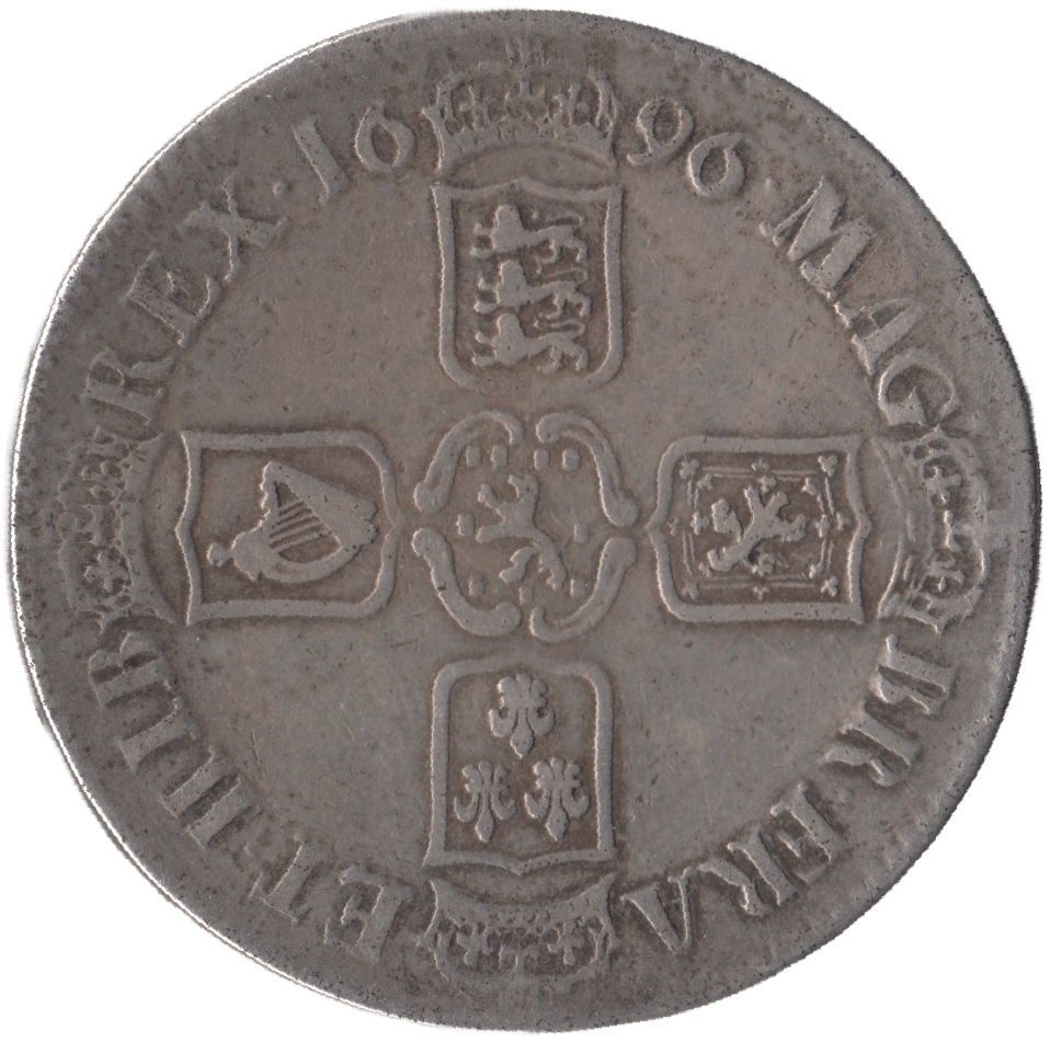 1696 CROWN ( GF ) OCTAVO - CROWN - Cambridgeshire Coins