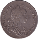 1696 CROWN ( VF ) - CROWN - Cambridgeshire Coins