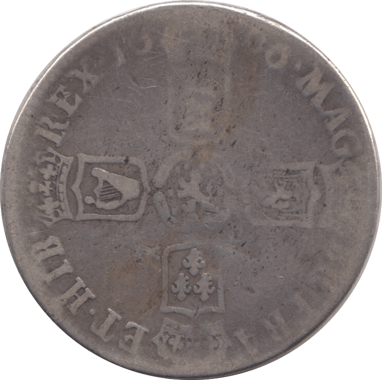 1696 HALFCROWN ( FAIR ) - Halfcrown - Cambridgeshire Coins