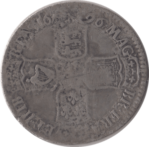 1696 HALFCROWN ( NF ) - HALFCROWN - Cambridgeshire Coins