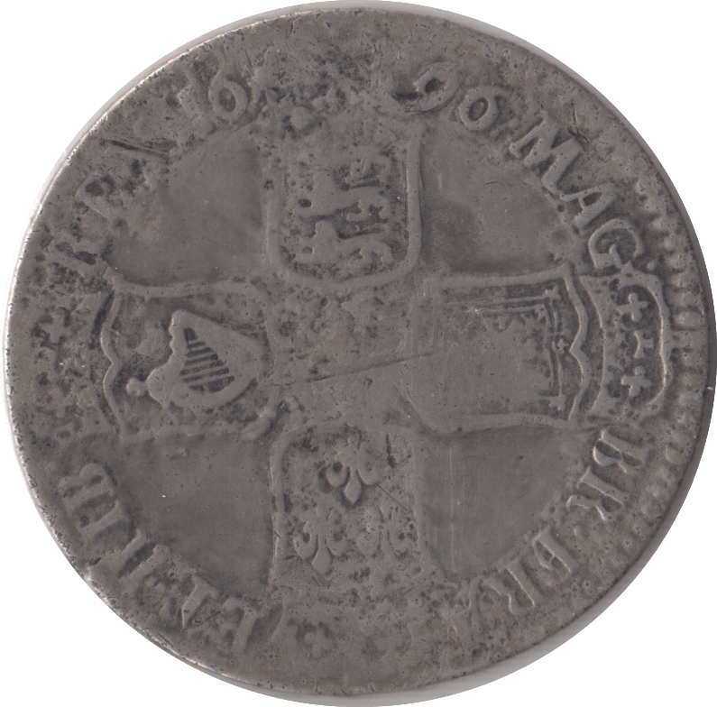 1696 HALFCROWN ( NF ) - HALFCROWN - Cambridgeshire Coins