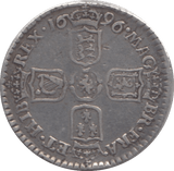 1696 SIXPENCE ( EF ) - SIXPENCE - Cambridgeshire Coins