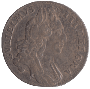 1696 SIXPENCE ( GVF ) - Sixpence - Cambridgeshire Coins