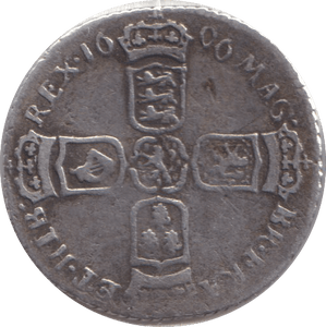 1696 SIXPENCE ( NF ) - SIXPENCE - Cambridgeshire Coins