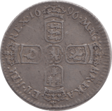 1696 SIXPENCE ( VF ) - Sixpence - Cambridgeshire Coins