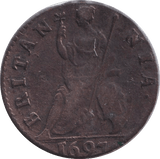 1697 FARTHING ( GF ) - FARTHING - Cambridgeshire Coins