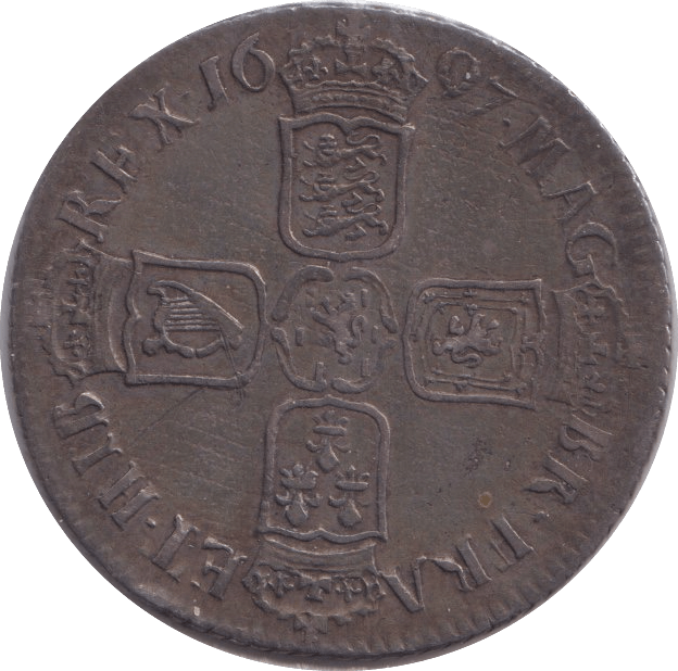 1697 SHILLING ( GVF ) - SHILLING - Cambridgeshire Coins