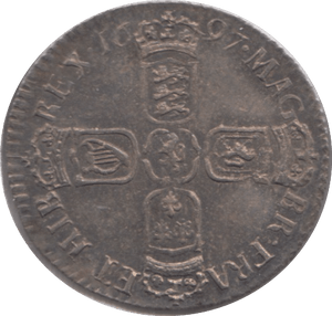 1697 SIXPENCE ( AUNC ) - SIXPENCE - Cambridgeshire Coins