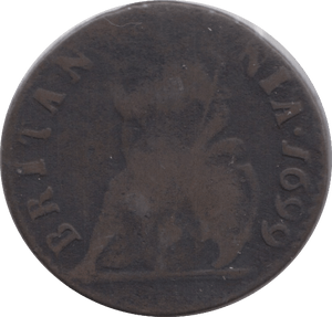 1699 FARTHING ( FAIR ) - Farthing - Cambridgeshire Coins