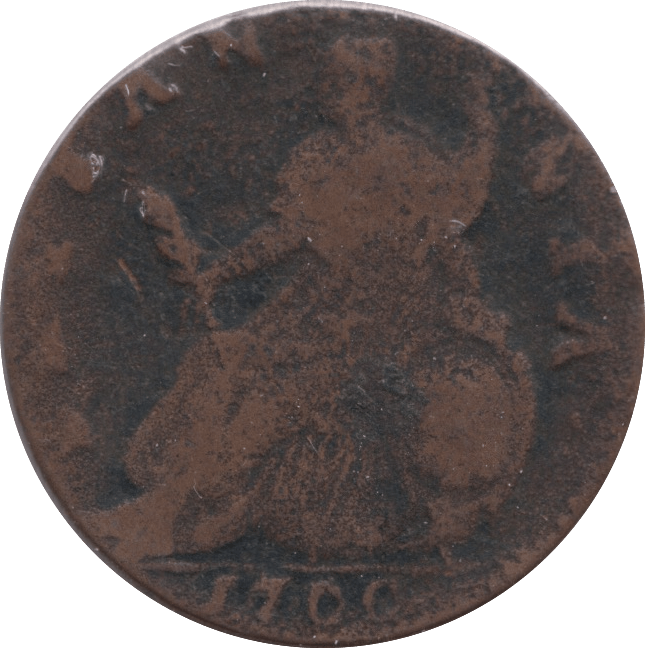 1700 HALFPENNY ( FAIR ) - Halfpenny - Cambridgeshire Coins