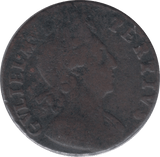 1700 HALFPENNY ( FINE ) T OVER A - Halfpenny - Cambridgeshire Coins