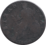 1700 HALFPENNY ( FINE ) T OVER A - Halfpenny - Cambridgeshire Coins